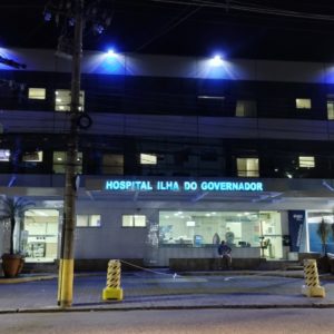 Novembro Azul: HIG ilumina de azul a fachada do hospital no mês de novembro