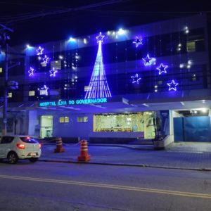 Hospital Ilha do Governador inaugura decoração de Natal