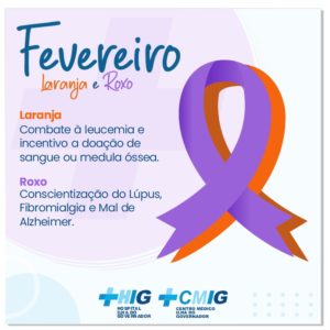 O que é a campanha Fevereiro Roxo Laranja